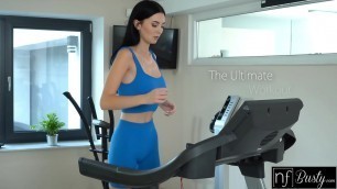 Busty Simon Kitty gets the ultimate sex workout session on treadmill with boyfriend- S17&colon;E5