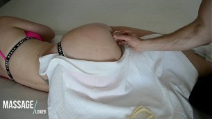 Vacuum Massage for HOT Booty Ass - European Amateur Babe