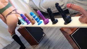 Choosing the Best of the Best&excl; Doing a New Challenge Different Dildos Test &lpar;with Bright Orgasm at the end Of course&rpar;