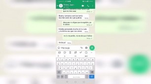Mi primo Juan&comma; me escribe por WhatsApp para follar&comma; y me manda un video
