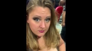 Flashing in Crowd at eXXXotica Expo