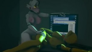 Futa Mangle and Futa Toy Chica