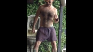 Dick Popping out of Shorts