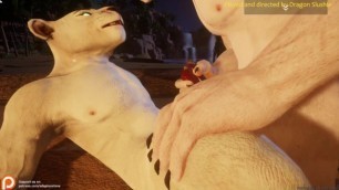 Beautiful White Wolf Gets Fucked - Gay Furry Porn Wild Life