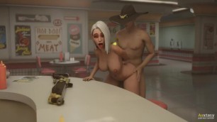 Ashe Fucked in the Ass POV Overwatch