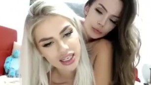 Sexy Lesbians make out