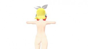 【MMD】宵々古今 Nude Dance by Teto & Rin