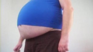 Obese and Ugly Man Reveals his Obscene Body