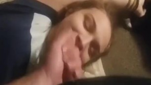 Sexy Girlfriend Gets Mouth Full of Hard Cock