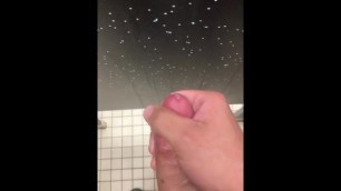 Horny Edging and Cum at the Rest Stop