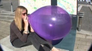 Balloon Popping Babe
