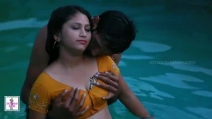 Hot Desi Shortfilm 55 - Mamatha Transparent Nipple in Wet Blouse,boob Press
