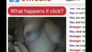 Sexy Omegle Girl Falls for my Trick as I Pretend to be a Girl from School