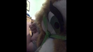 Just your Average Furry Playing with her Tits