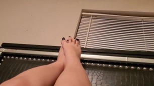 Wiggling my Toes with Daddy's Cum