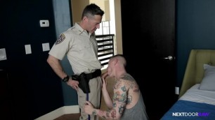 NextDoorRaw Lance Ford Punished by Officer Dean