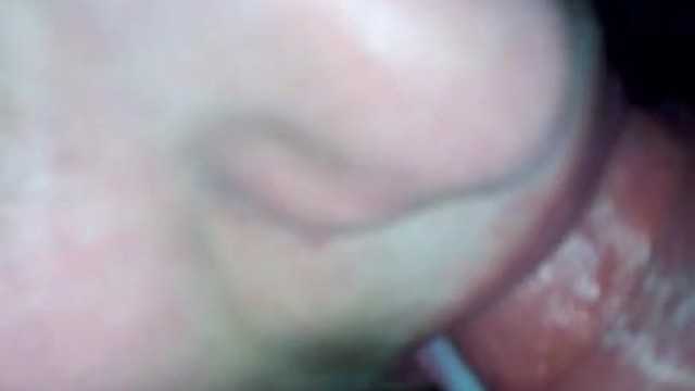 old video, maried woman drinks cum at the car