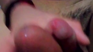 Mexican Shemale Frotagge-Cum on cock