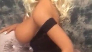 Gorgeous Blonde sex doll with big bouncy tits and huge ass