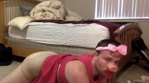 Diapered sissy loser humps pillow