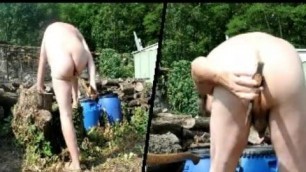 straight transvestite garden sextoy fisting anal dildo 1066
