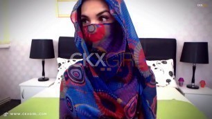 Muslim Hijabi Arabian Girls on Webcam in Pantyhose & Leggings &vert; CKXGirl &vert; CokeGirlx