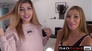 Sisters Fucked by Dad Huge Dick - DadCums&period;com