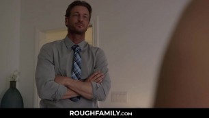 Unemployed Step-Daughter Grinding her New StepDad - RoughFamily&period;com