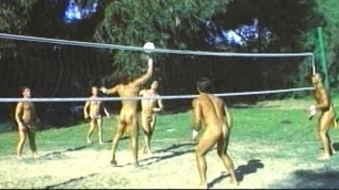 Eight Jocks Play Strip & Naked Volleyball