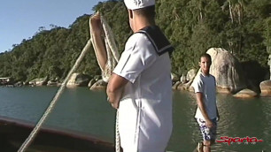 Sparta - Big Booty Beefy Sailor Gets Ass Stuffed By Throbbing Hard Cock!